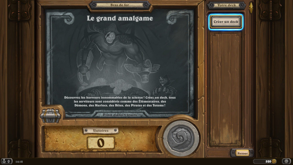 Bras de fer Hearthstone, le grand amalgame
