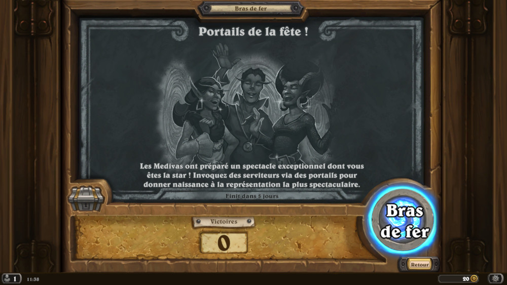 Bras de fer Hearthstone, Portails de la f�te