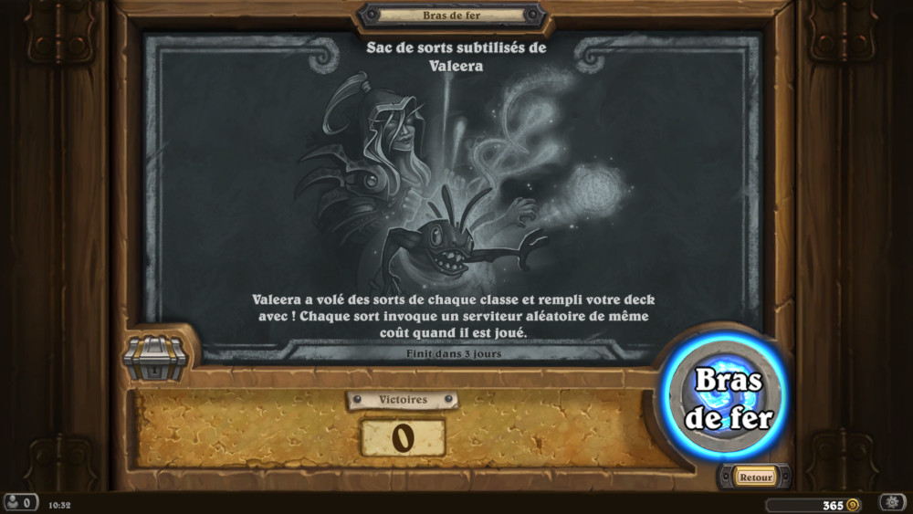 Bras de fer Hearthstone, sac de sorts substilis�s � Valeera