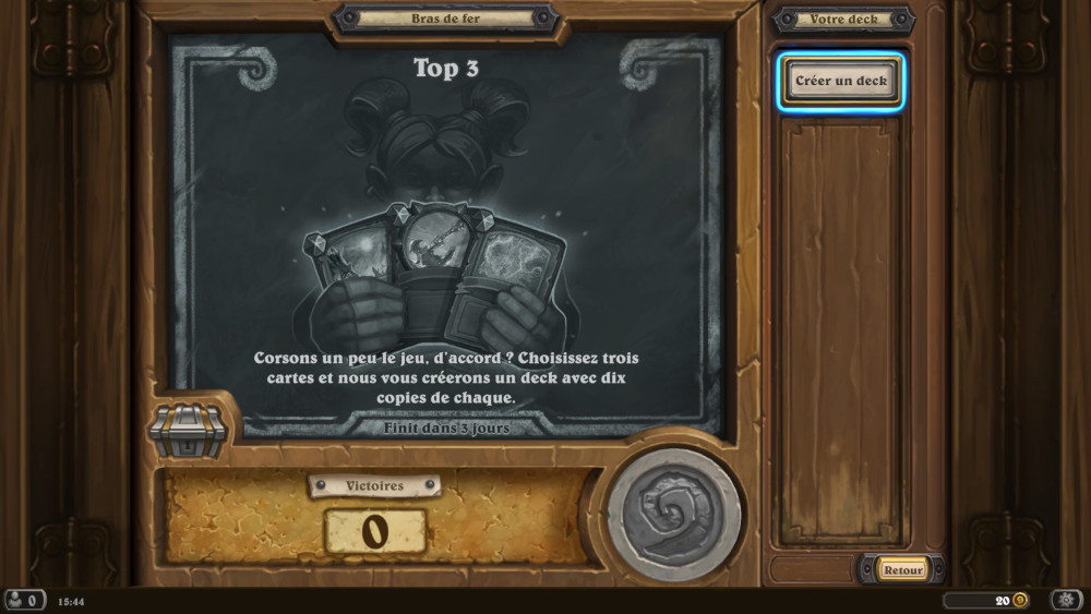 Bras de fer Hearthstone, top 3