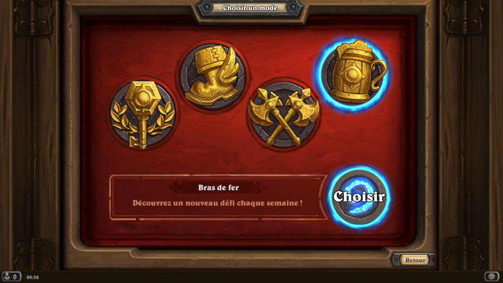 Bras de fer Hearthstone