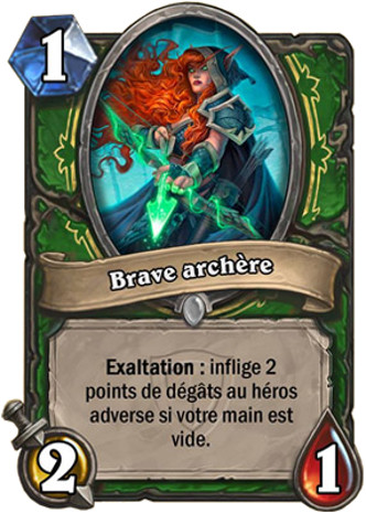 hearthstone, carte Brave arch�re