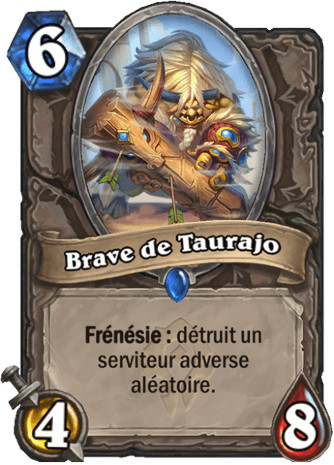hearthstone, carte - Brave de Taurajo