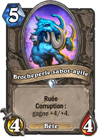 hearthstone, carte Brocheperle sabot-agile