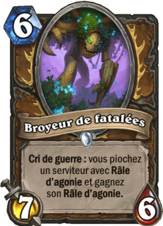 hearthstone, carte Broyeur de fatal�es
