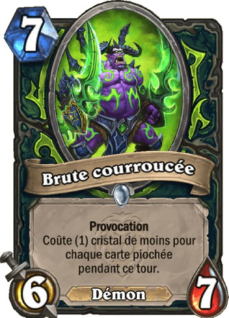 hearthstone, carte - Brute courrouc�e