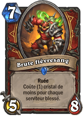 hearthstone, carte - Brute fi�vresang