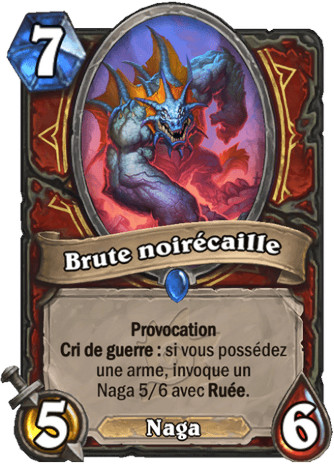 hearthstone, carte Brute noir�caille