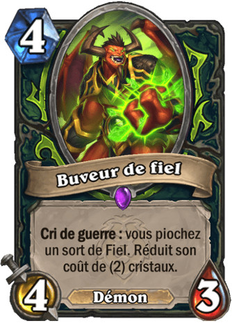 hearthstone, carte - Buveur de fiel