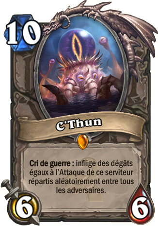hearthstone, carte C'Thun