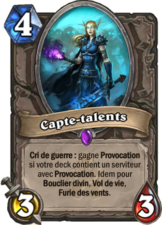 hearthstone, carte Capte-talents