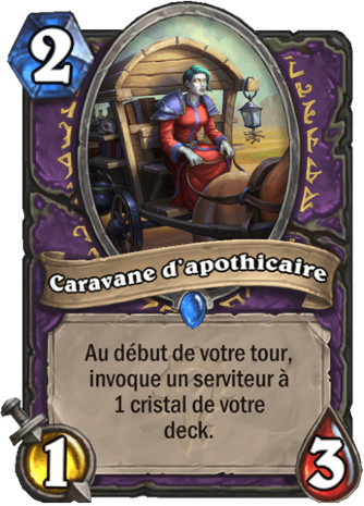hearthstone, carte - Caravane d'apothicaire
