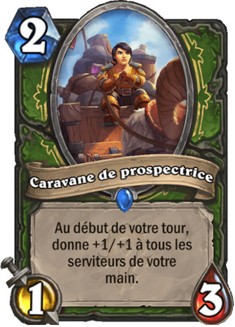 hearthstone, carte - Caravane de prospectrice