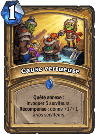 hearthstone, carte - Cause vertueuse