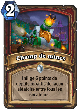 hearthstone, carte Champ de mines