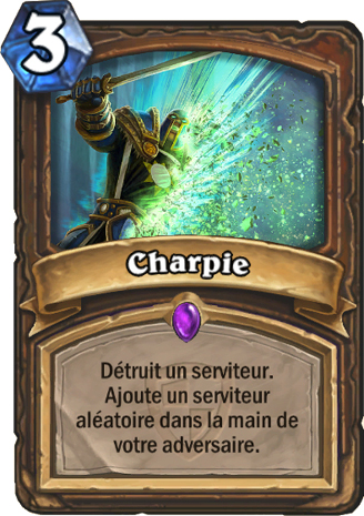 hearthstone, carte Charpie