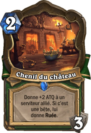 hearthstone, carte Chenil du ch�teau