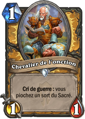 hearthstone, carte - Chevalier de l'onction