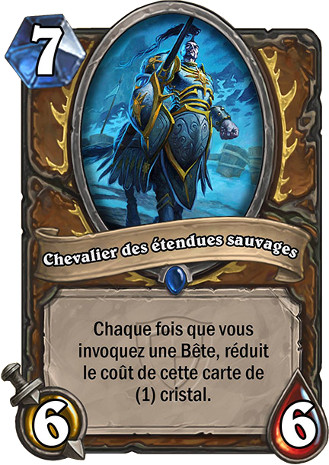 hearthstone, carte Chevalier des �tendues sauvages