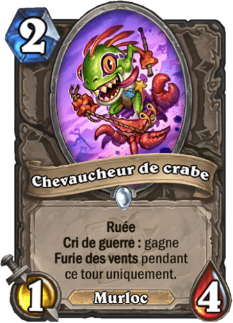 hearthstone, carte Chevaucheur de crabe