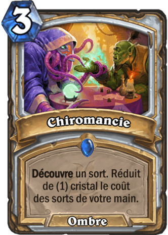 hearthstone, carte Chiromancie