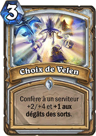 hearthstone, carte choix de Velen