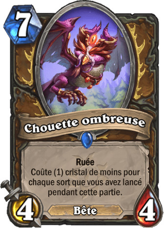 hearthstone, carte Chouette-ombreuse