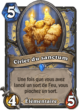 hearthstone, carte - Cirier du santum