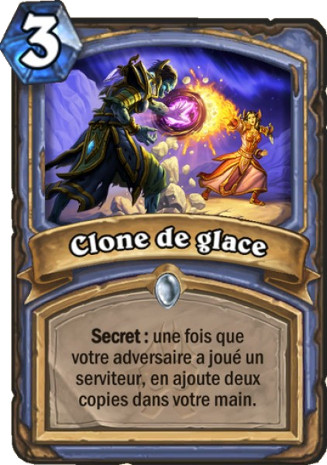 hearthstone, carte Clone de glace