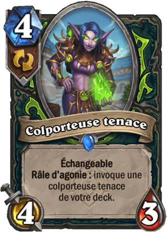 hearthstone, carte - Colporteuse tenace