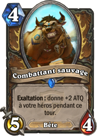 hearthstone, carte Combattant sauvage
