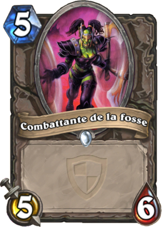 hearthstone, carte Combattante de la fosse