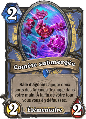 hearthstone, carte Com�te submerg�e