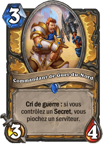 hearthstone, carte - Commandant de Guet-du-Nord