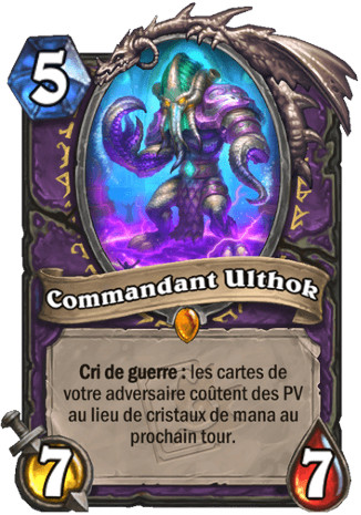 hearthstone, carte Commandant Ulthok
