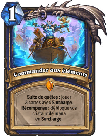hearthstone, carte - Commander aux �l�ments