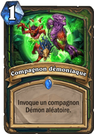 hearthstone, carte Compagnon d�moniaque