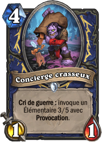 hearthstone, carte Concierge crasseux