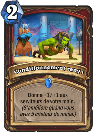 hearthstone, carte - Conditionnement rang 1