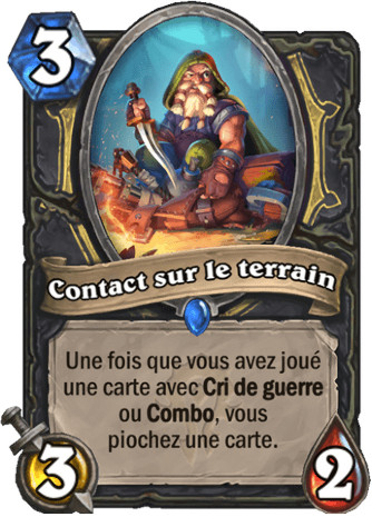 hearthstone, carte - Contact sur le terrain