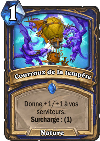 hearthstone, carte - Courroux de la temp�te