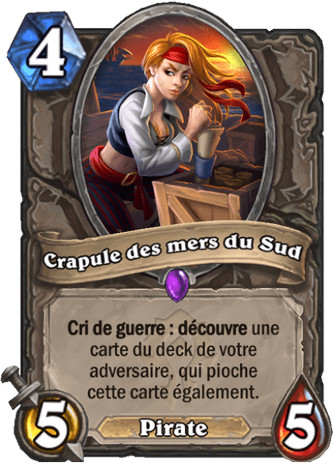 hearthstone, carte - Crapule des mers du sud