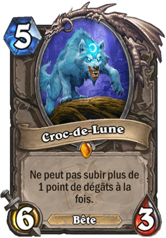 hearthstone, carte Croc-de-Lune