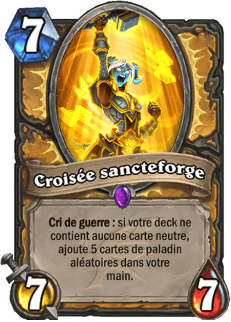 hearthstone, carte - Crois�e sancteforge