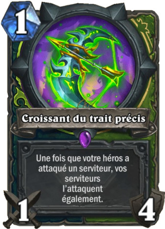 hearthstone, carte Croissant du trait pr�cis