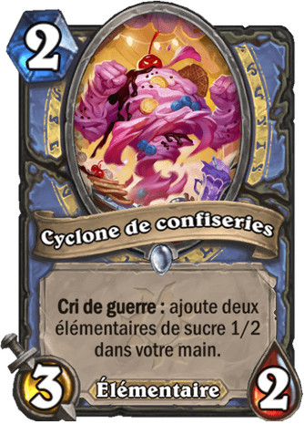 hearthstone, carte Cyclone de confiseries