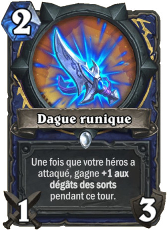 hearthstone, carte Dague runique