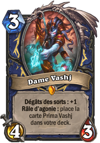 hearthstone, carte - Dame Vashj