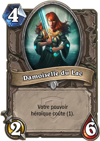 hearthstone, carte Damoiselle du lac