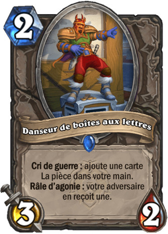 hearthstone, carte - Danseur de bo�tes aux-lettres